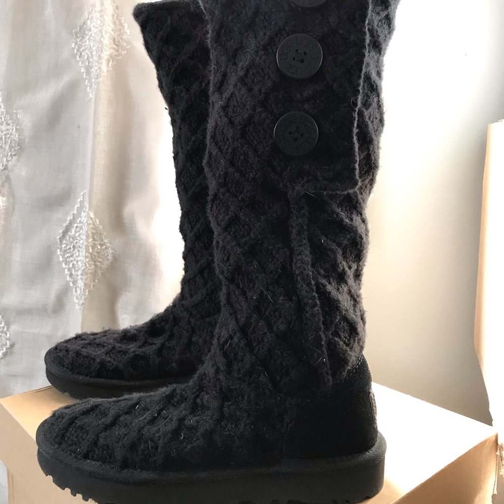 UGG Treadlite Lattice Cardy Knited Boots